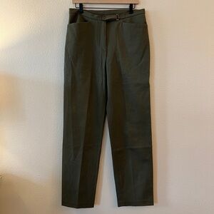 Vintage RALPH LAUREN Olive colored pants size 12